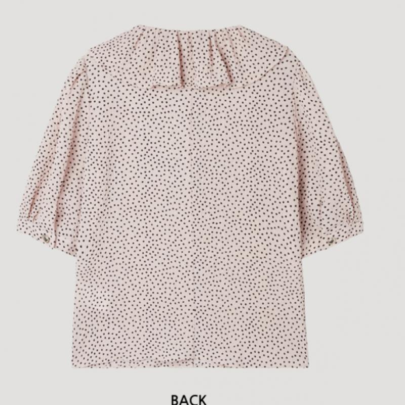 [shs Miss] Блузка с оборками и короткими рукавами Swwblp21080