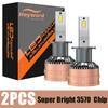 Heyword 2pcs H1 H3 H4 H7 LED H8 H11 9005 HB3 9006 HB4 9012 Hir2 Led Headlight Bulb  Light Automobile Kit H7 Turbo Car Fog Lamp