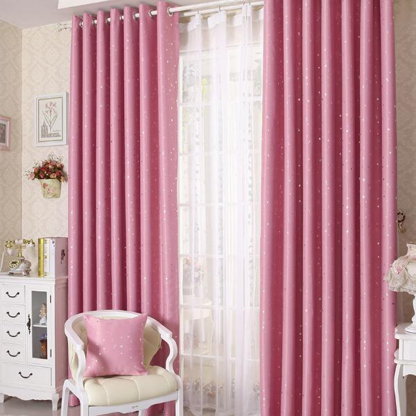 Мечтательные мерцающие звездные шторы с высокой степенью затемнения 70%-90% затемняющие шторы для детской спальни, гостиной, декора окон, подарки, 1 панель