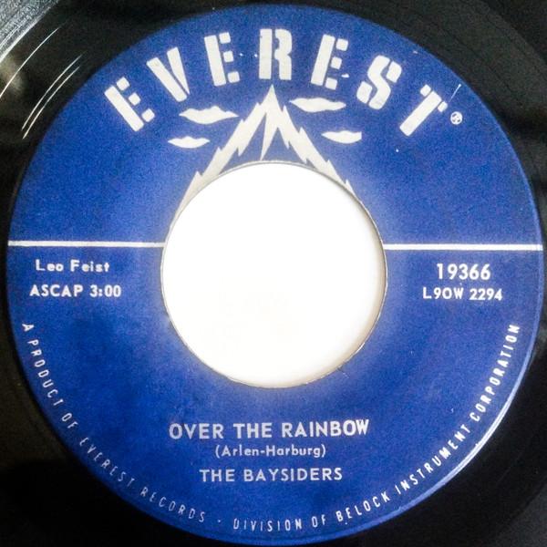 7-дюймовая пластинка BAYSIDERS Over The Rainbow 19366 Everest 1960 US Pop Б/у