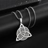Nordic Viking Compass Stainless Steel Necklace Witch Men Legs Necklace Jewelry