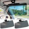 1/2Pcs Car Sun Visor Extender with Polarized Panels Strong Light Protection 180-Degree