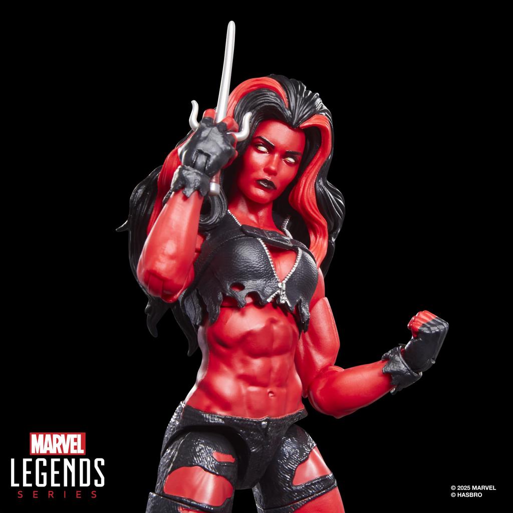 Hasbro Marvel Legends Series Red She-Hulk Action Figure 6-Inch Marvel Comics Collector's