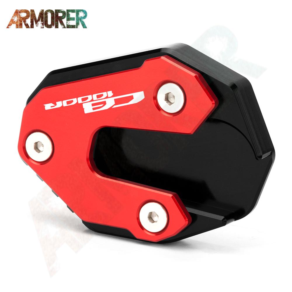 Аксессуары для мотоциклов для HONDA CB 1000R CB1000R CB1000 R подставка для ног с ЧПУ, боковая подставка для ног, удлинитель, опорная пластина 2018-