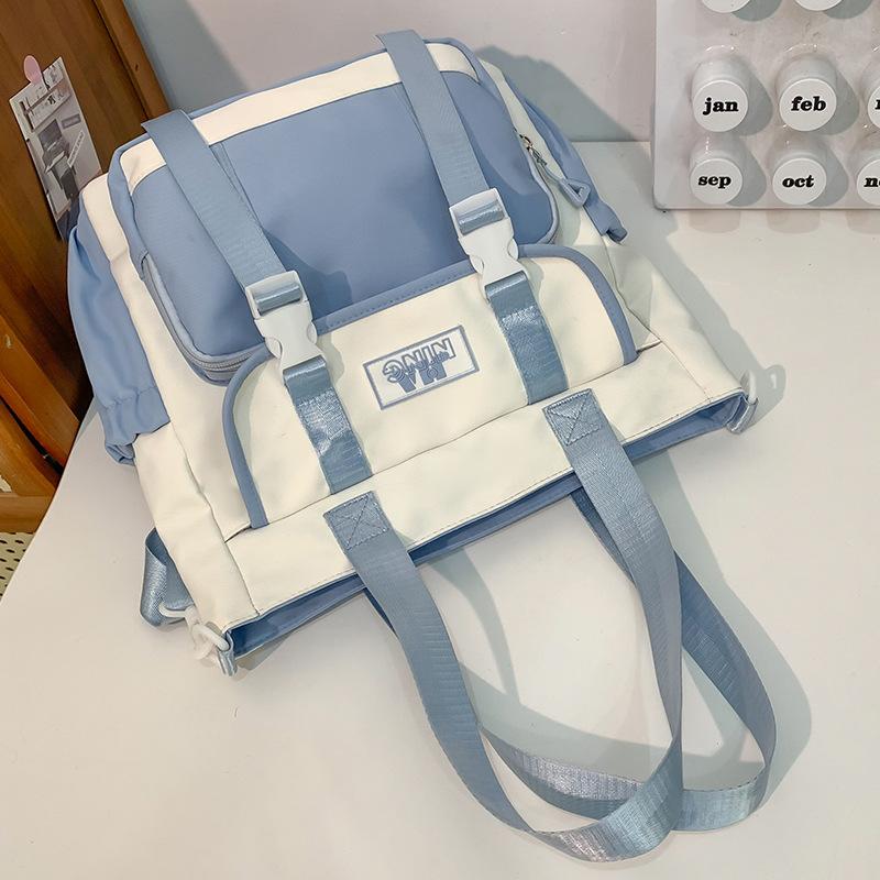 Детские школьные ранцы Ученики начальной школы Девочки Ученики средней школы Большая вместимость Высокий внешний вид Рюкзак из двух частей