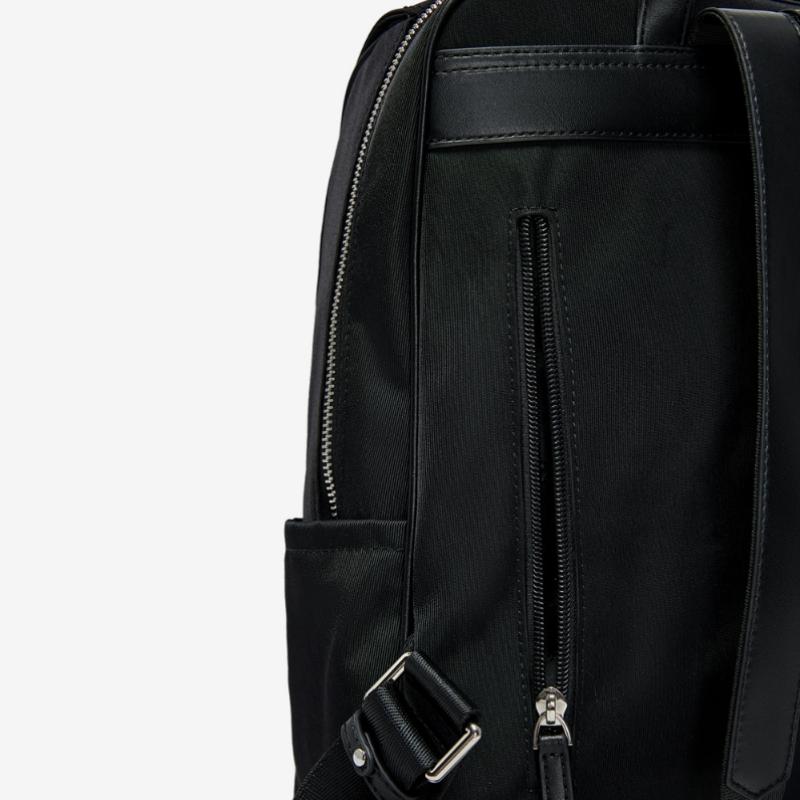 Esquire Collection Esquire Bijou Twill Nylon Backpack Black