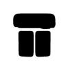 Семь пленок с твердым покрытием для Suzuki Jimny Задняя Super Black Co., Ltd. 2-слойный, для JB64W/JB74W, Комплект, Предварительно вырезанный,