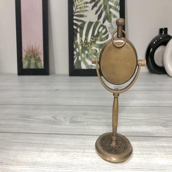 Элегантные латунные настольные часы 15,24 см, настольные часы в трофейном стиле для офиса, домашнего декора, идеальные рабочие часы, продуманный подарок для родителей на годовщину