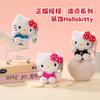 Оригинальный Sanrio Hello Kitty Милая Девочка Брелок для ключей Автомобиль Школьная сумка Подвеска Детские Плюшевые Игрушки Брелок Плюшевый Подарок на День Рождения День Благодарения