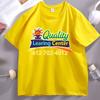 Quality Learing Center T Shirt Funny Republican Humor Childcare T-Shirt Unisex Women Short Sleeve Printed Tshirt Unisex Clothing