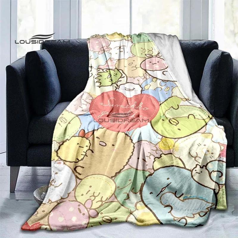 Плед Sumikko gurashi Милый Мультяшный Домашний Декор Спальня Гостиная Диван Уютные Пледы для Кроватей