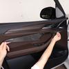 Для BMW X3 G01 2018 Мягкий углеродный волокно Автомобильная накладка на внутреннюю панель двери Наклейка-отделка Аксессуары для интерьера автомобиля