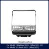 Air Conditioning Outlet Frame for Tesla Model 3 Highland Model Y Launch Rear Air Outlet Anti Kick Protective Cover Accessories