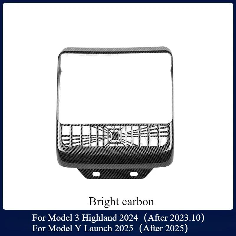 Air Conditioning Outlet Frame for Tesla Model 3 Highland Model Y Launch Rear Air Outlet Anti Kick Protective Cover Accessories