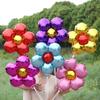 3 шт. Цветочные шары, розовые, красные, фиолетовые, воздушные шары для детского дня рождения, вечеринки, свадьбы, украшения, воздушные шары