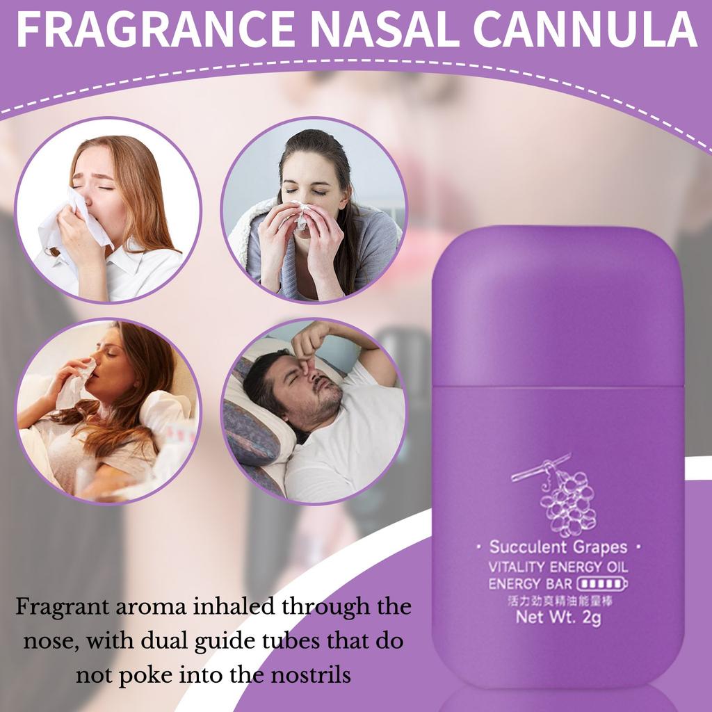 Vitality Power Essentialy Oil Energy Bar Sleepy Driving Назальные ингаляции Охлаждающее масло Dualy Hole Носовой проход