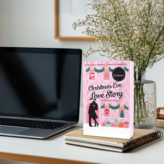 Блокнот "История любви в канун Рождества" Праздничный тематический журнал для праздничных заметок Портативный дневник Подарок для друзей и семьи