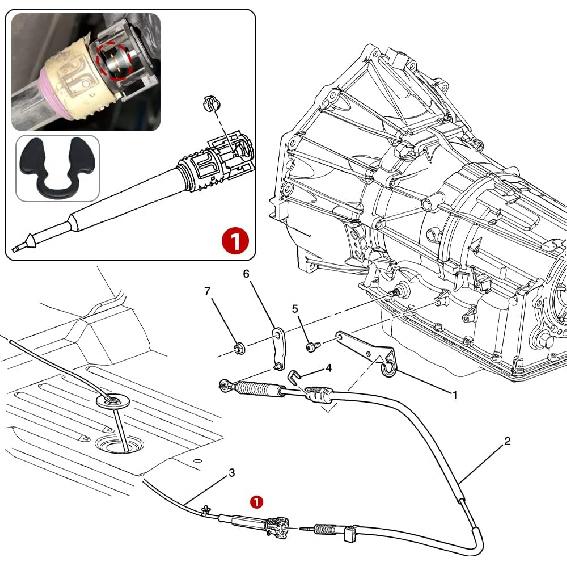 Shift Cable Clip Compatible with 4l80e Allison 4l60e gearbox 10PCS Kit