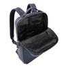 MICHAEL KORS COOPER Silver Metal Logo Sign Recycled Cowhide Backpack Regular Men's Navy Blue