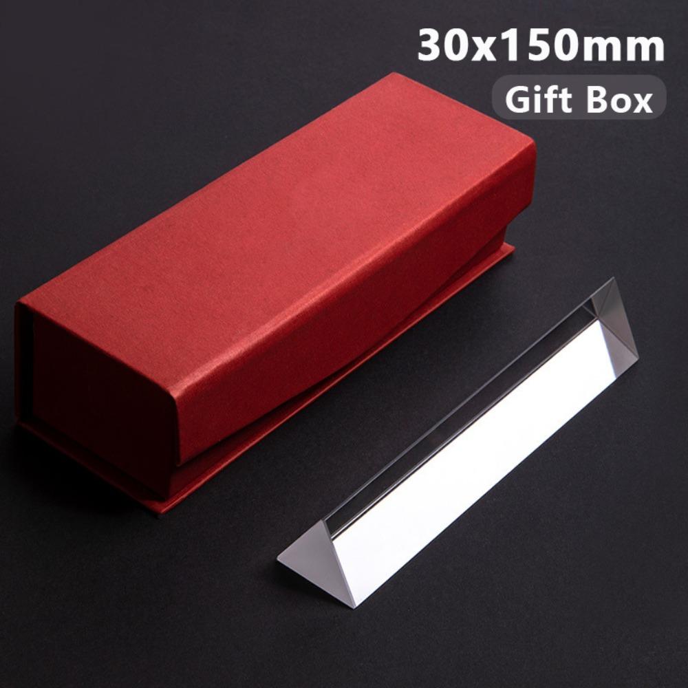 Crystal Physical Optics Prism Optical Glass Seven Colors Rainbow Triangular Prism Prism Design Seven Color Triprism Students