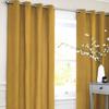 COTTON LOOK - Гардина из поликоттона в джинсовом стиле идеально подходит для оформления окон 140 x 250 см Желтый