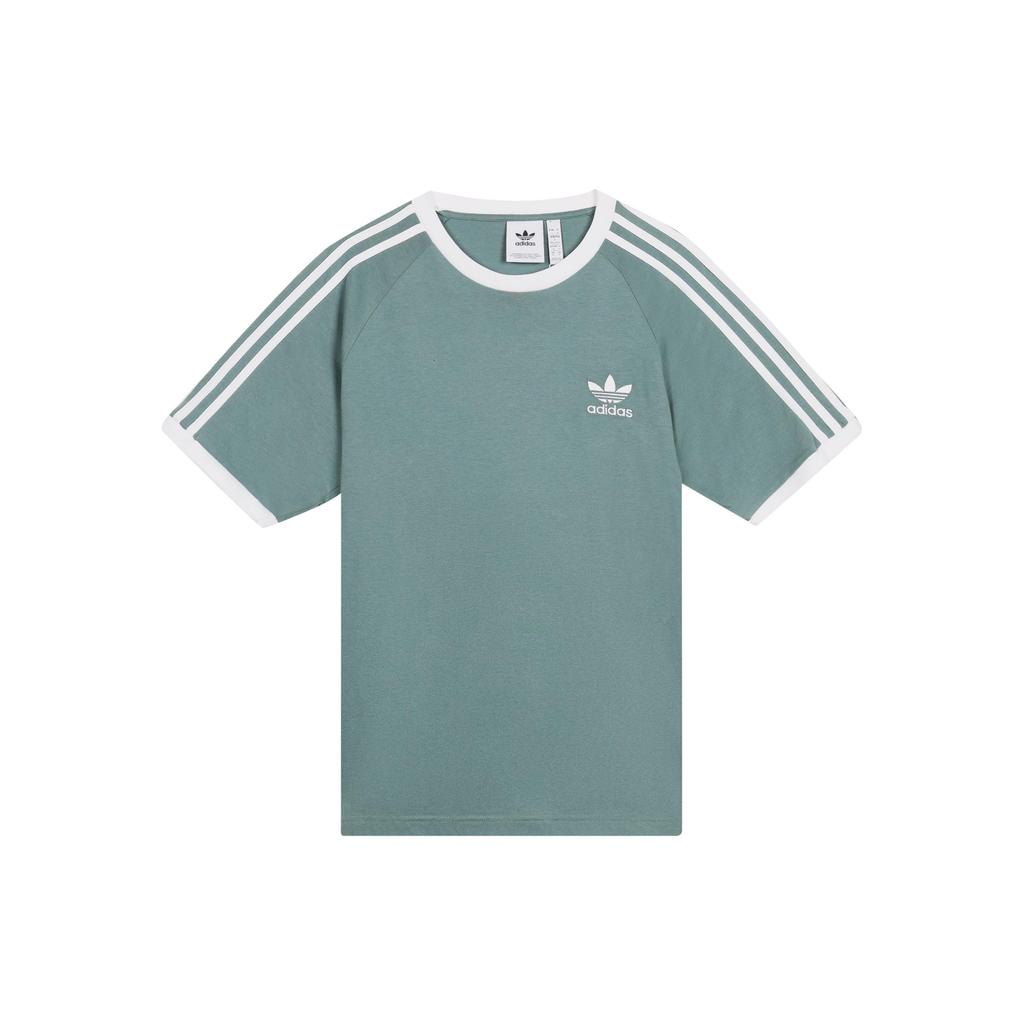 adidas Мужская футболка Originals с 3 полосками Изумрудная GN3479