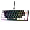 Printed Membrane Keys 60% Mini Ergonomic Portable  61 RGB Backlit Wired USB Gaming Keyboard