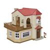 Sylvanian Families House [Big House with a Red Roof -The Attic Is a Secret Room-] Her51 ST Mark Certification Toy Dollhouse for Ages 3 and Up Sylvania