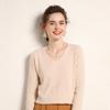 Женский кашемировый свитер Qinghe Cashmere 100% кашемир Женский осенне-зимний кашемировый свитер Мягкий и теплый