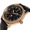 Часы Moon Phase Multi Calendar 5 ATM Waterproof Business Formal Leather Belt Limited Model Pink Gold Black [Salvatore Mara] Men's SM24110-PGBK