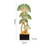 Large-leaf ginkgo leaf ornament, suitable for home decoration, living room, entryway, handicrafts, housewarming, or business opening gifts