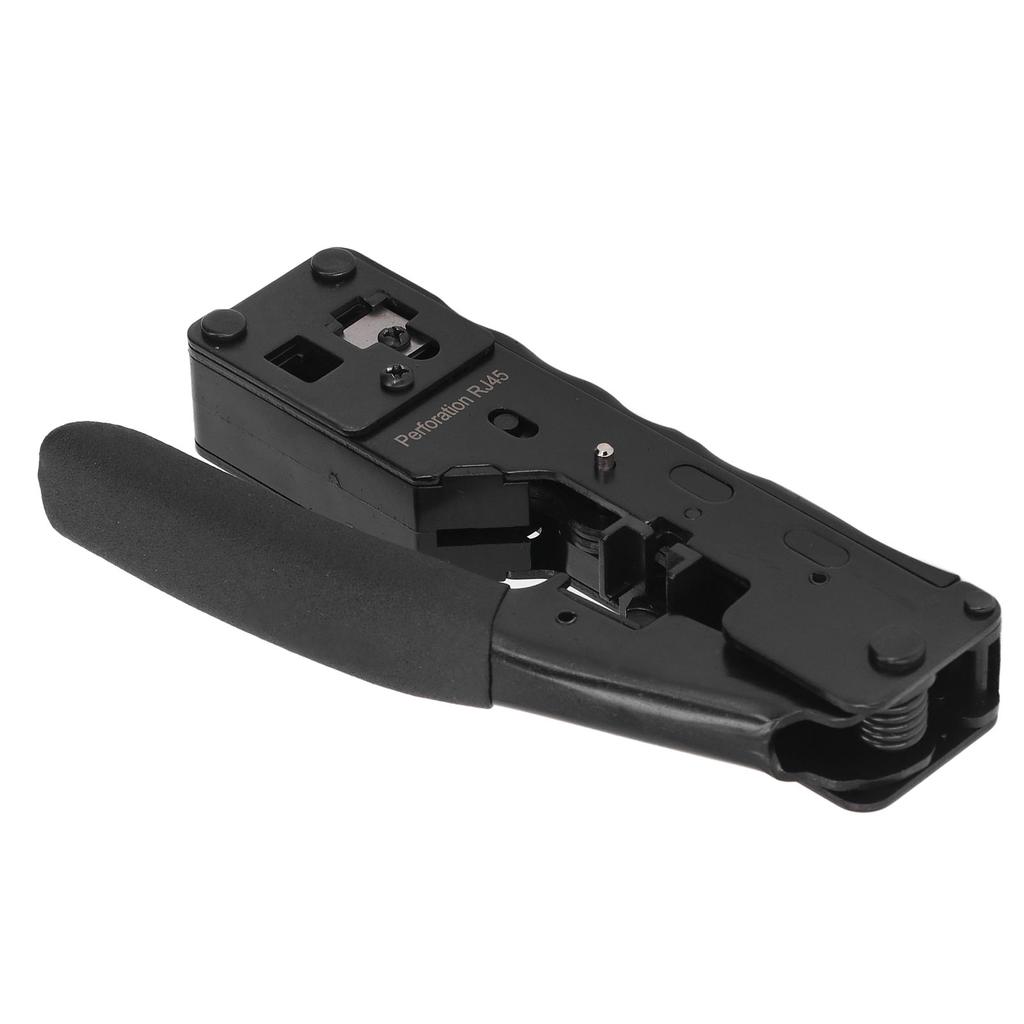 Набор клещей для обжима кабеля, храповой механизм, инструмент для зачистки и резки кабеля с 10 шт. RJ