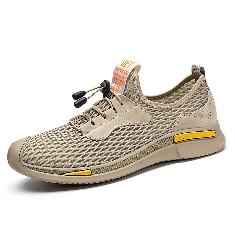 Мужские кроссовки Flying Woven Outdoor для бега, удобная повседневная обувь, легкая спортивная обувь, дышащая мужская сетчатая обувь, кроссовки