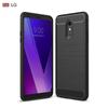 Противоударный чехол для LG Q7 Q7+, силиконовый чехол с защитой от царапин для LG Q7 alpha LGQ7 Plus, роскошный чехол из углеродного волокна