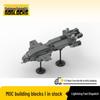 Платиновый Кирпич MOC-113691-1 Halo D81-LRT Транспортный Корабль Орел Набор Строительных Блоков