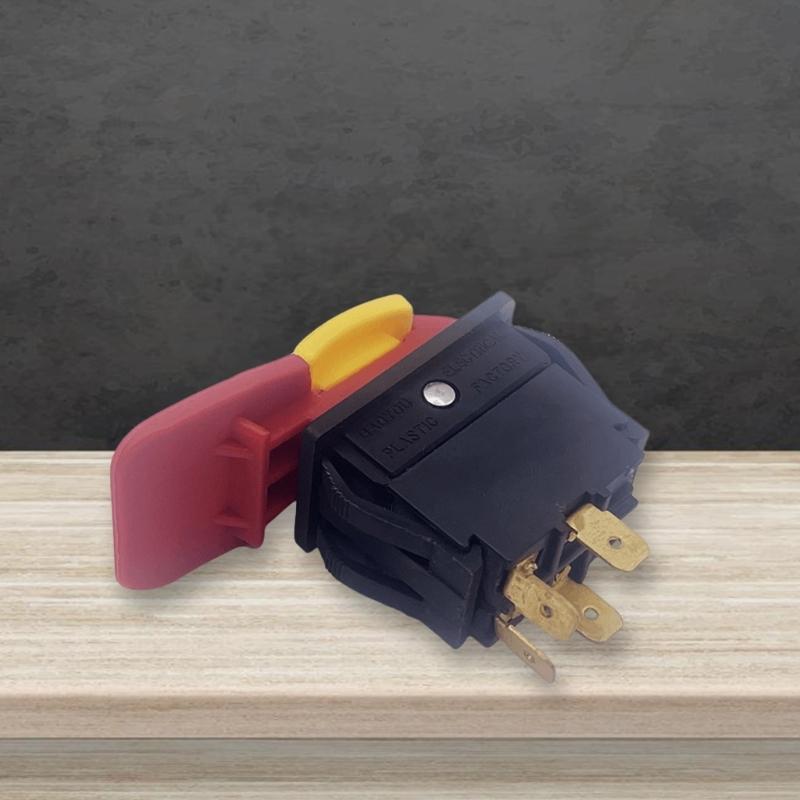 HY18 Sturdy Electric Tool Button Switches Featuring Lock Mechanism for Enhances Safety and Multipurpose Casual Use