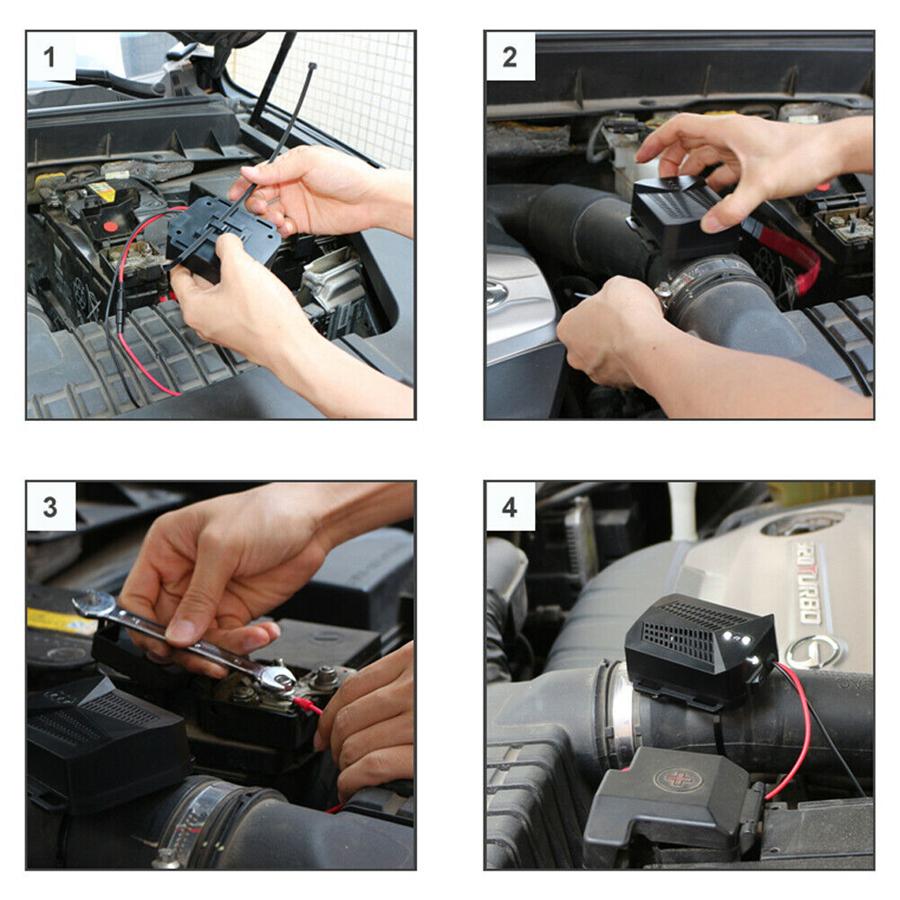 12V Car Rat Rodent LED Ultrasonic Repellent Engine Compartment Pest Mice Control