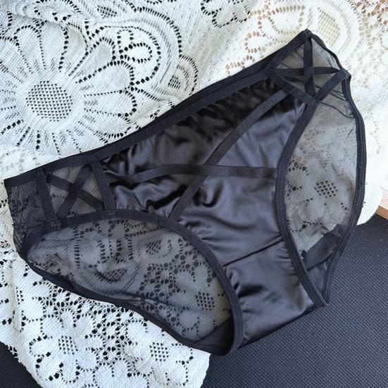 Женское сексуальное прозрачное сетчатое нижнее белье, бесшовные трусики-слипы с низкой посадкой, просвечивающие, мягкие, эластичные, дышащие