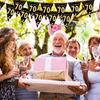 Гирлянда для дня рождения, подвесное украшение, черно-золотая гирлянда, аксессуар для дня рождения для фестиваля, случая, фотографии