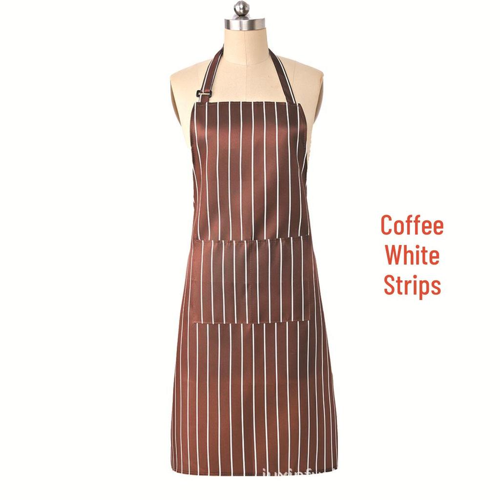 Длинный фартук шеф-повара с защитой от загрязнений для использования на кухне и в кафе