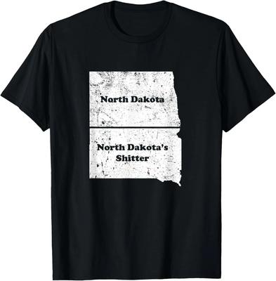 North Dakota South Dakota Fargo Adult Humor T-shirt