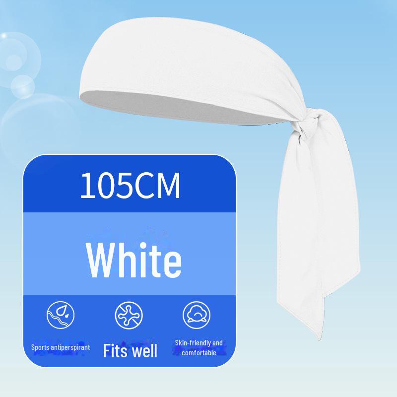 Летняя быстросохнущая теннисная повязка на голову Ice Silk и регулируемый пояс для защиты от пота для велоспорта и спорта