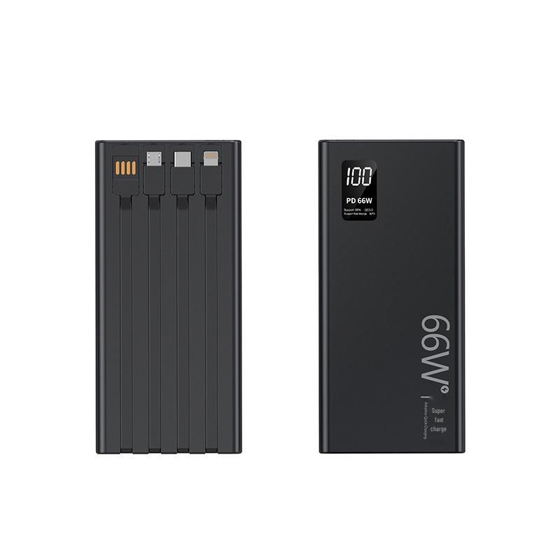 «66 Вт, ультратонкий внешний аккумулятор емкостью 20 000 мАч с функцией быстрой зарядки и настраиваемым логотипом»