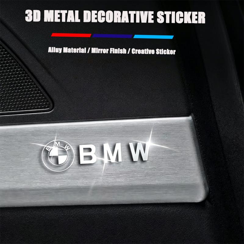 Car Metal Creative Stickers Waterproof Dirt-proof Stickers For BMW M Power G80 G06 G07 G42 G14 G15 G16 X1 F82 M2 M3 M4 M5 M6 M7 UE2