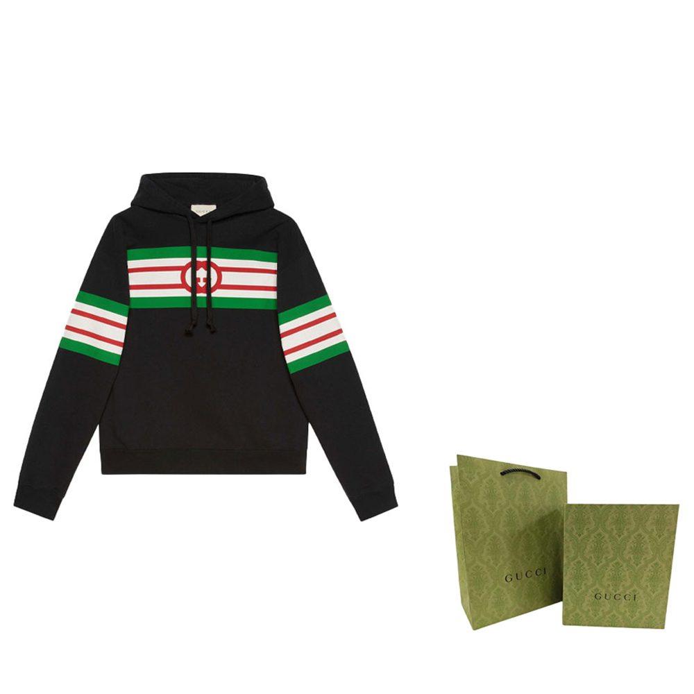 Gucci Худи с принтом Interlocking G 646953-XJDAH-1082