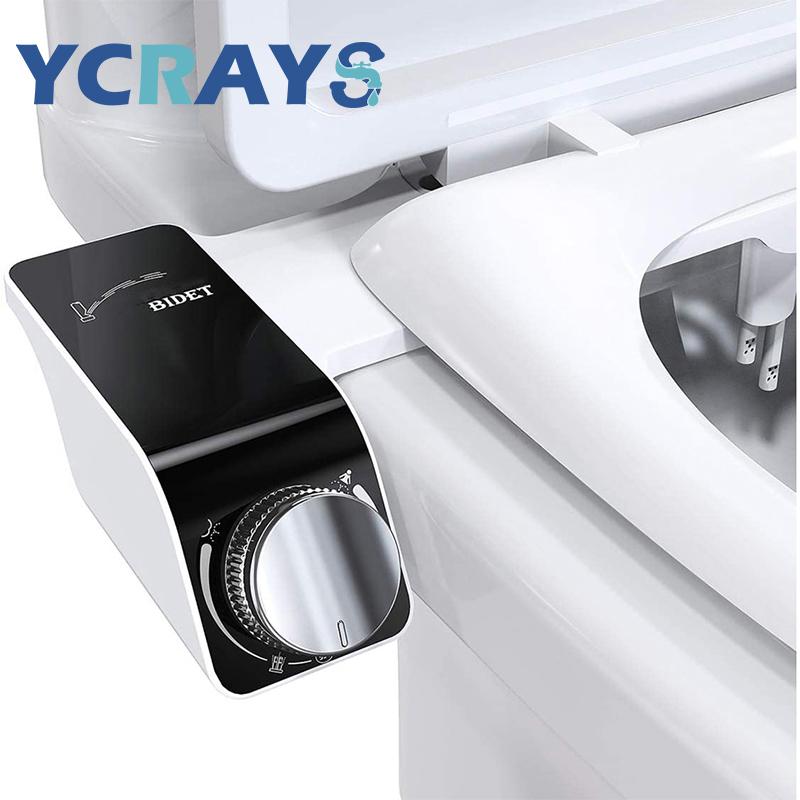 Bidet Toilet Seat Attachment Non-Electric Self-Cleaning Dual Nozzles Wash Hot Cold Mixer Water Lady Bathroom Accessories Sprayer Fuel Injectors 6