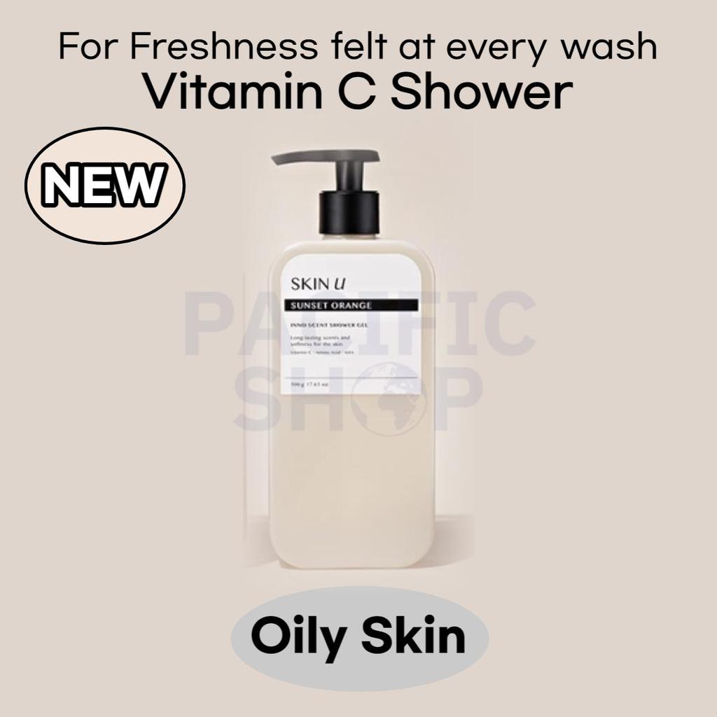 [Skin U] Inno Scent Shower Gel 500g (Sunset Orange, Eau De Floral)
