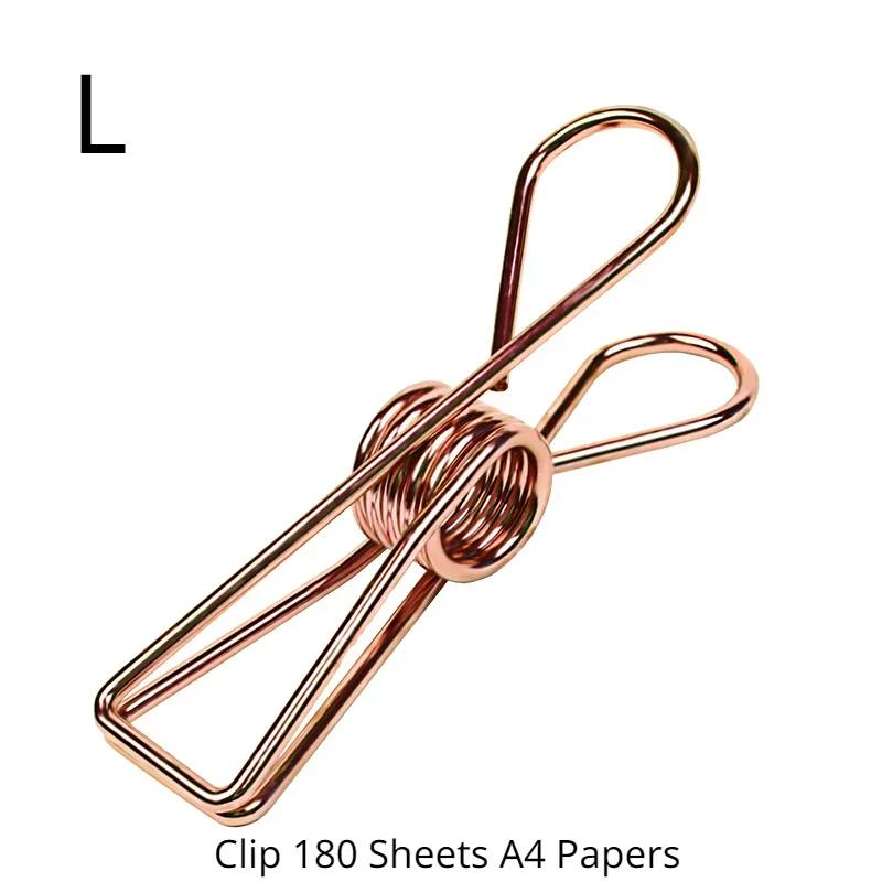 2 шт./набор металлических зажимов для офиса, школы, канцелярских принадлежностей, скрепок для файлов, документов, органайзеров