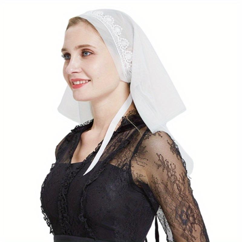 Bride Lace Veil Head Covering Veil Headwear Display Your Wedding Outfit