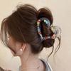 Clear Acrylic Star Hair Claw Bright Rhinestone Shark Hair Clip Y2K Shark Clip  Thick Hair